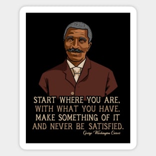 George Washington Carver Quote Gift for Black History Month Magnet